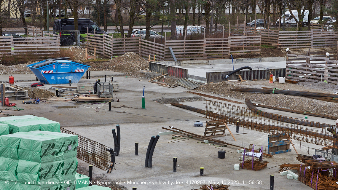 10.03.2023 - Baustelle Zum Haus für Kinder in Neuperlach